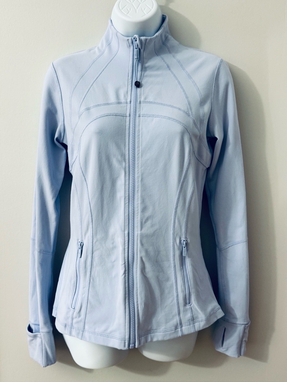 Lululemon Define Leon Jacket Size 8 Pastel Light Blue